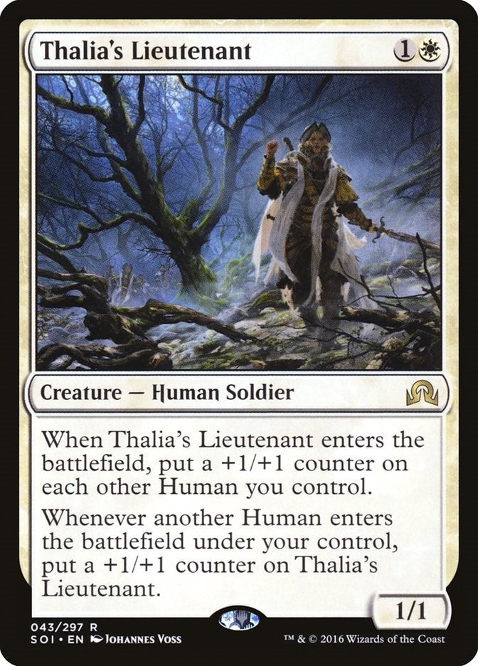 Thalia's Lieutenant (43) (Shadows over Innistrad)