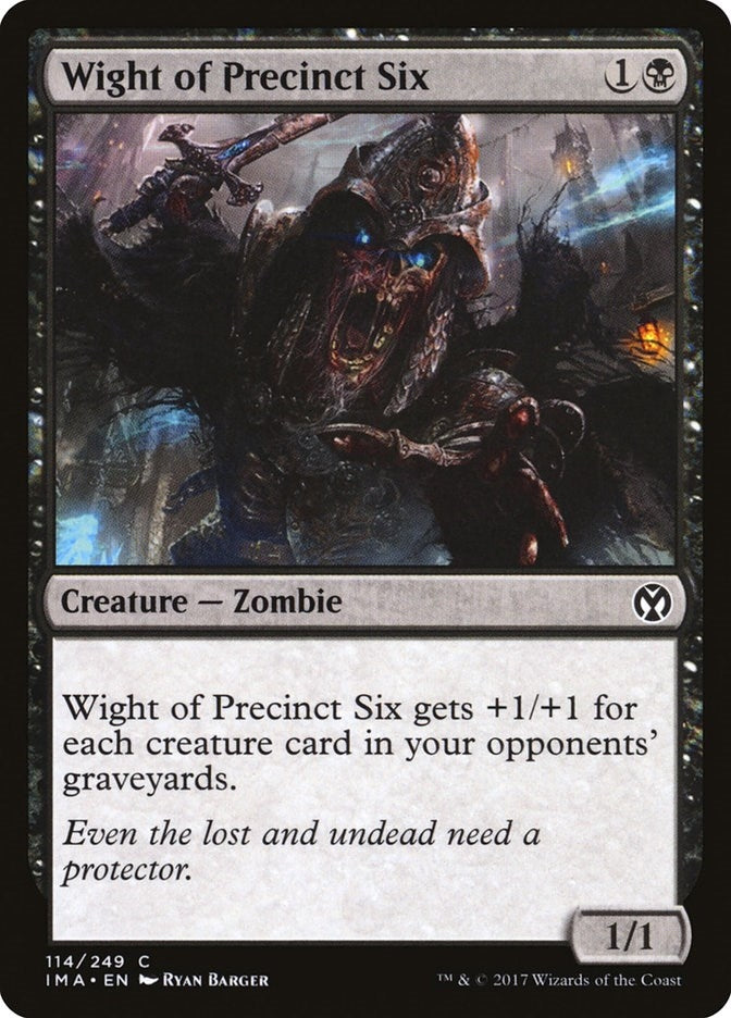 Wight of Precinct Six (114) (Iconic Masters)
