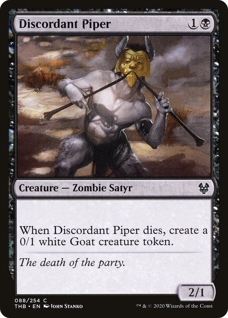 Discordant Piper (88) (Theros Beyond Death)