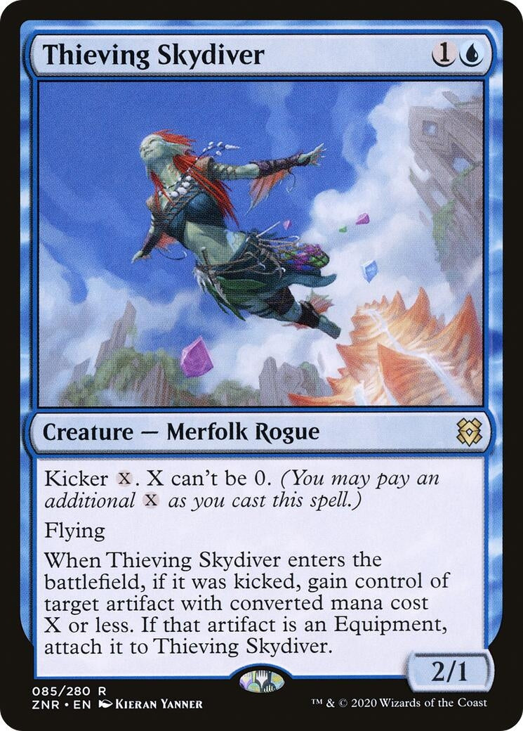 Thieving Skydiver (85) (Zendikar Rising)