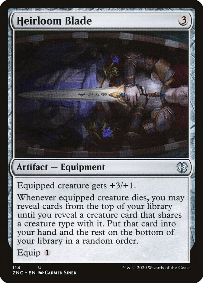 Heirloom Blade (113) (Commander: Zendikar Rising)