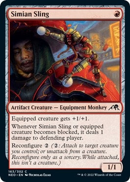 Simian Sling (163) (Kamigawa: Neon Dynasty)