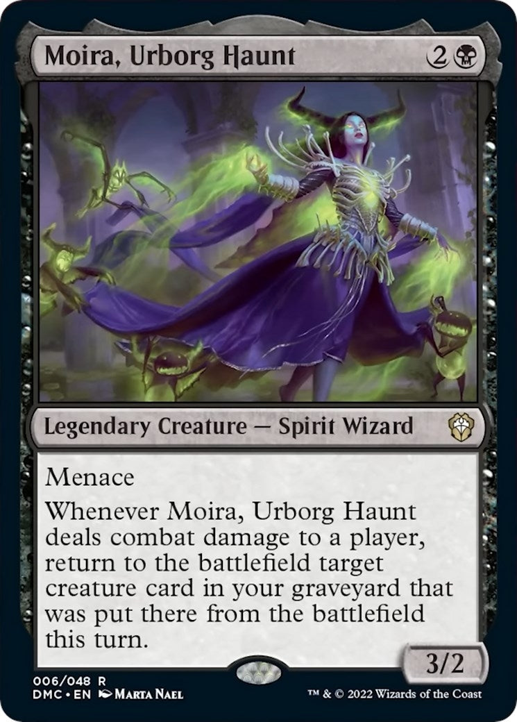 Moira, Urborg Haunt (6) (Commander: Dominaria United)