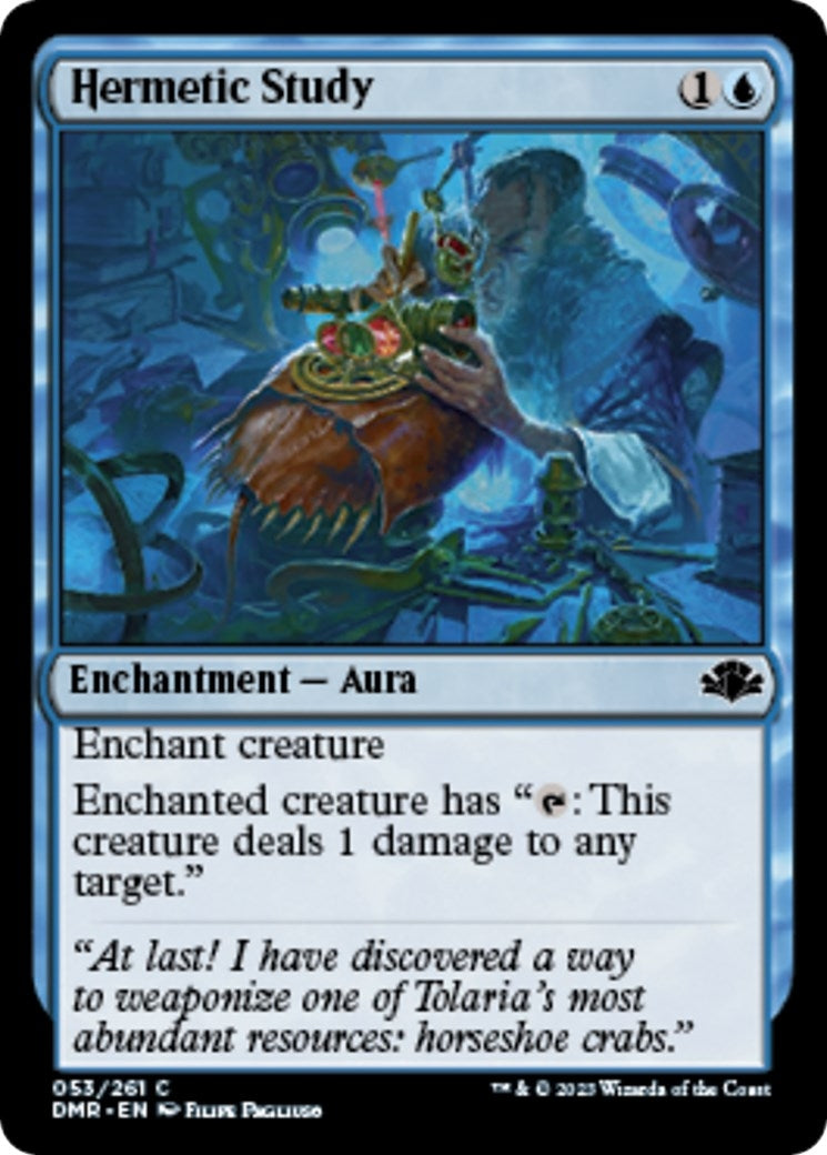 Hermetic Study (53) (Dominaria Remastered)