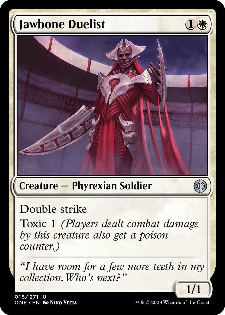 Jawbone Duelist (18) (Phyrexia: All Will Be One)