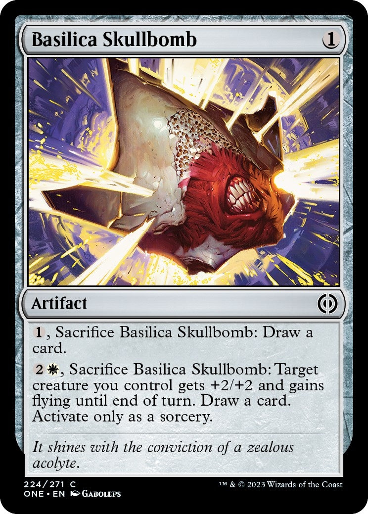 Basilica Skullbomb (224) (Phyrexia: All Will Be One)