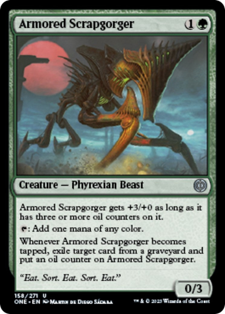 Armored Scrapgorger (158) (Phyrexia: All Will Be One)