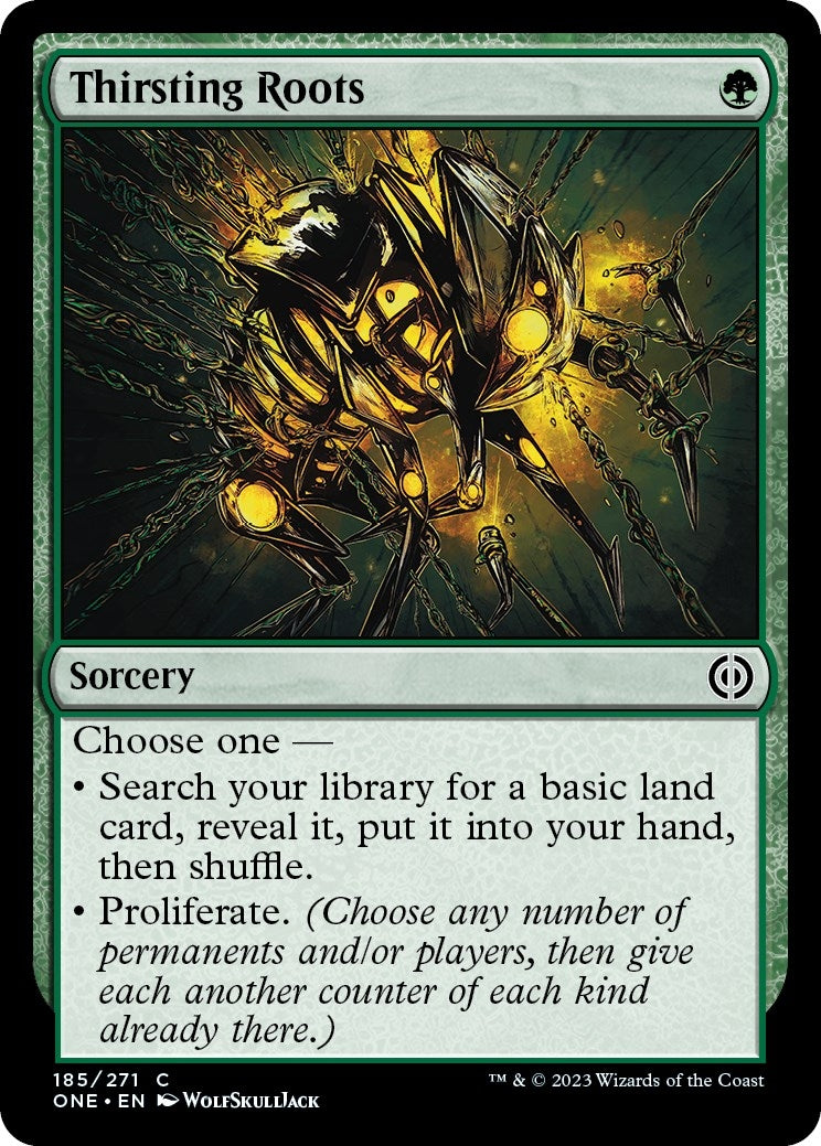 Thirsting Roots (185) (Phyrexia: All Will Be One)