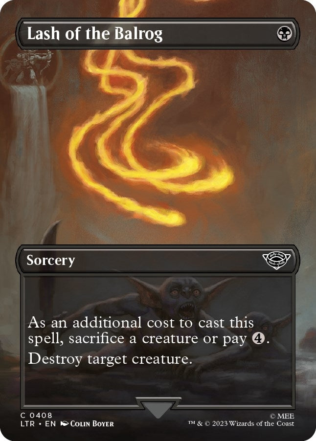 Lash of the Balrog (Borderless) (408) (Universes Beyond: The Lord of the Rings: Tales of Middle-earth)