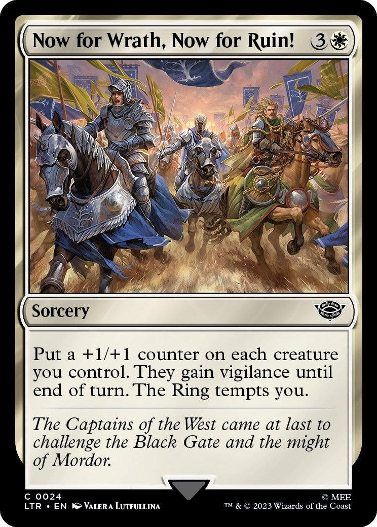 Now for Wrath, Now for Ruin! (24) (Universes Beyond: The Lord of the Rings: Tales of Middle-earth)