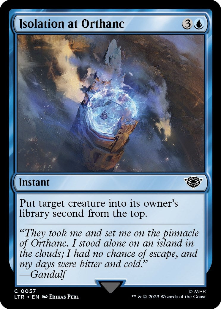 Isolation at Orthanc (57) (Universes Beyond: The Lord of the Rings: Tales of Middle-earth)