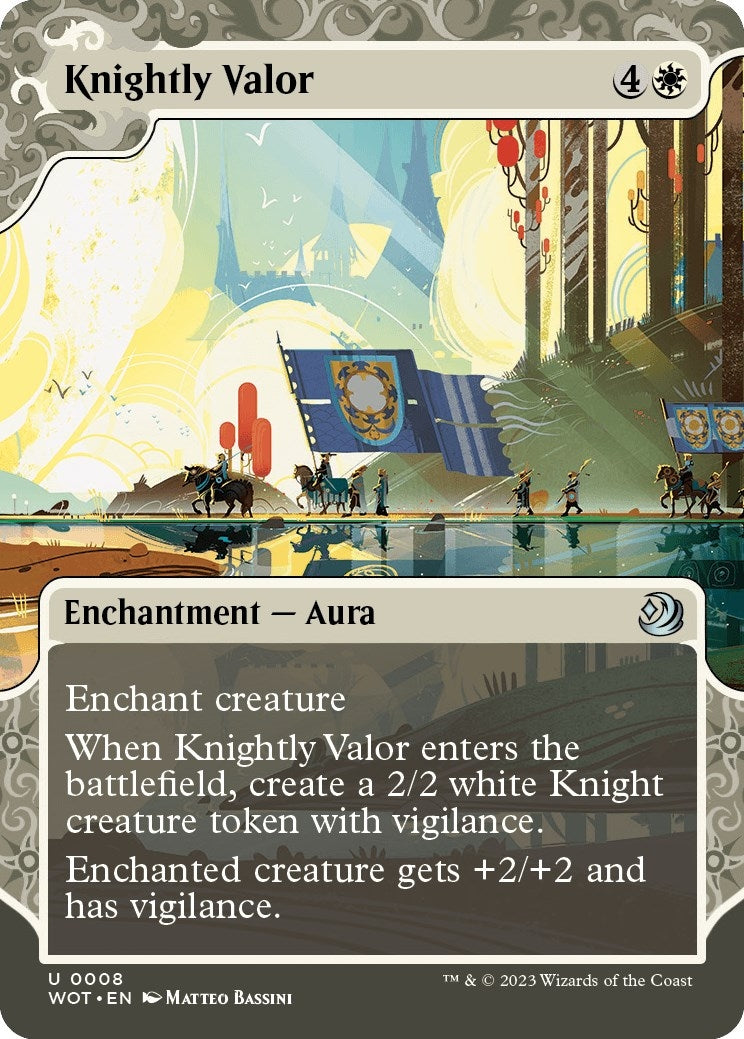 Knightly Valor (8) (Wilds of Eldraine: Enchanting Tales)