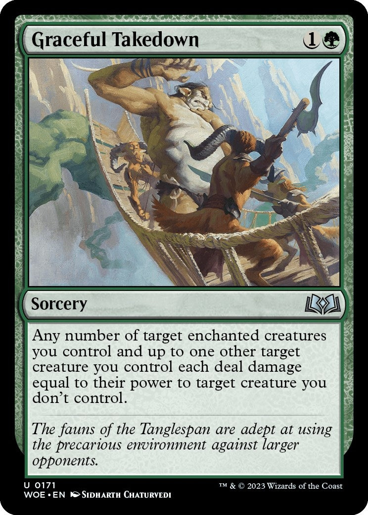 Graceful Takedown (171) (Wilds of Eldraine)