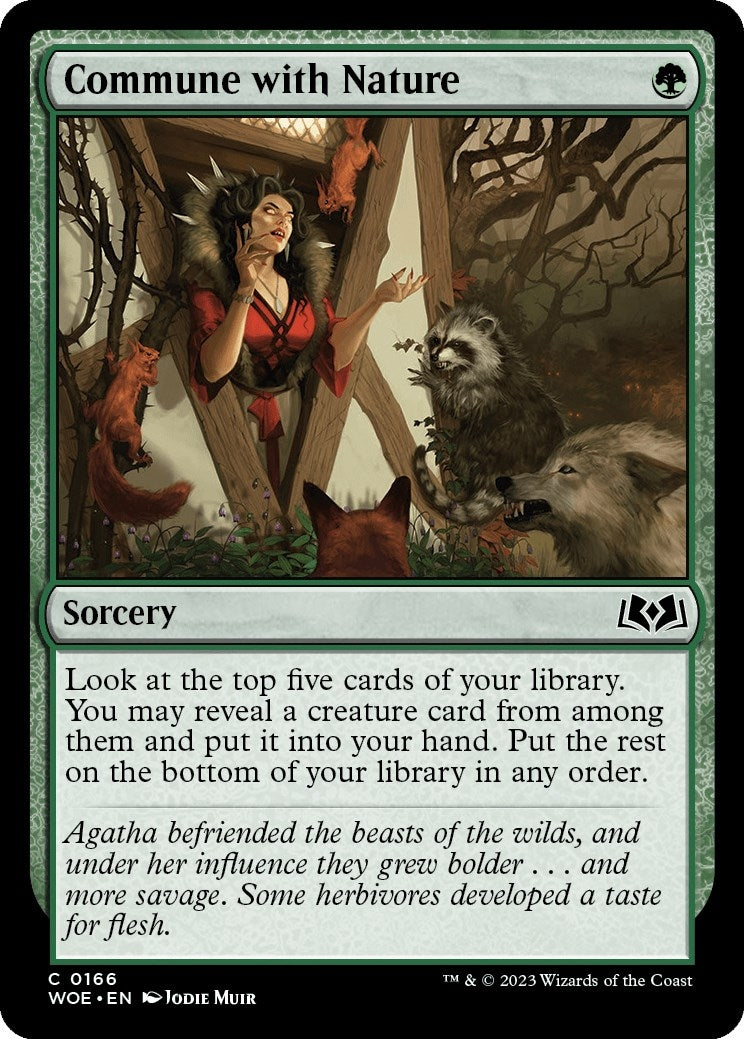 Commune with Nature (166) (Wilds of Eldraine)