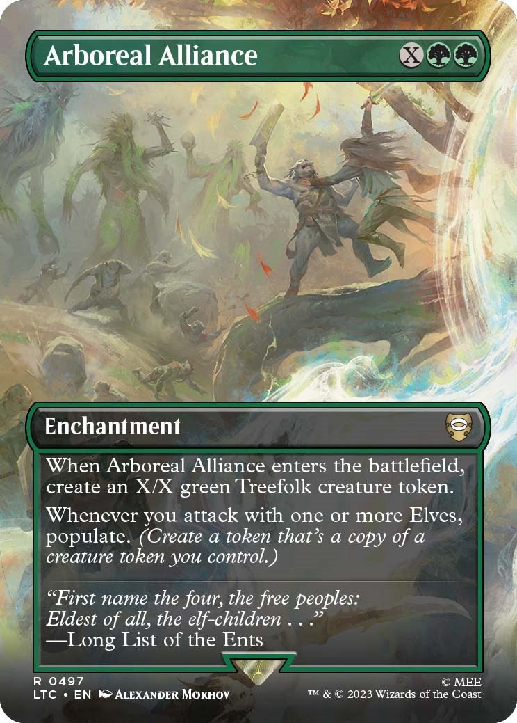 Arboreal Alliance (Borderless) (497) (Commander: The Lord of the Rings: Tales of Middle-earth)