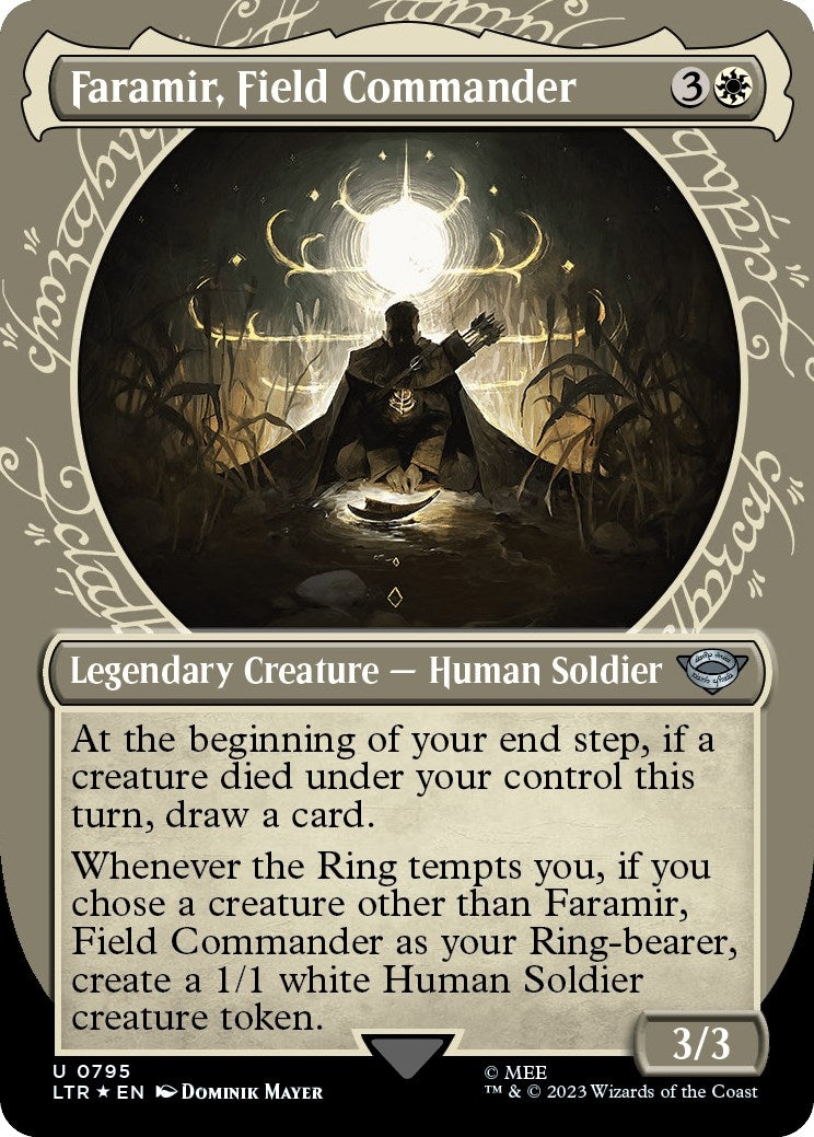 Faramir, Field Commander (Showcase) (Surge Foil) (795) (Universes Beyond: The Lord of the Rings: Tales of Middle-earth)