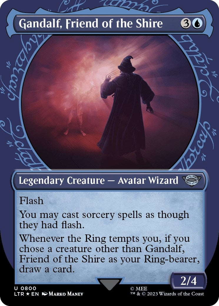 Gandalf, Friend of the Shire (Showcase) (Surge Foil) (800) (Universes Beyond: The Lord of the Rings: Tales of Middle-earth)