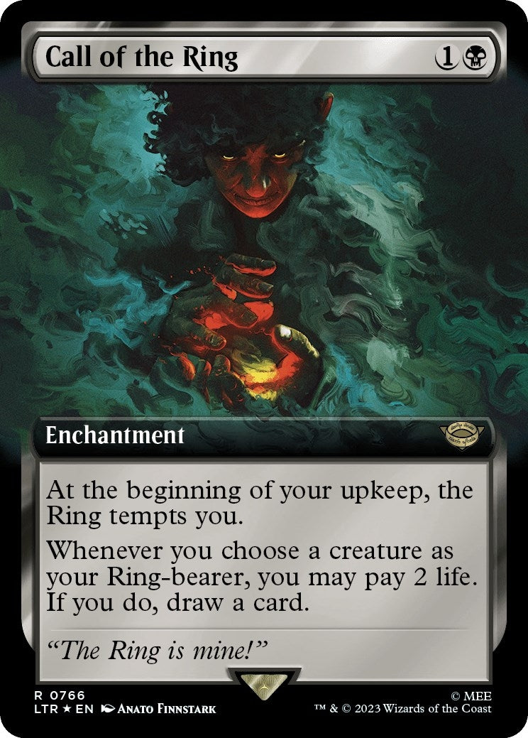 Call of the Ring (Extended Art) (Surge Foil) (766) (Universes Beyond: The Lord of the Rings: Tales of Middle-earth)