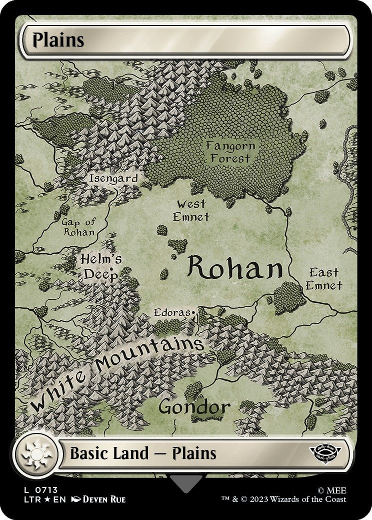 Plains (0713) (Surge Foil) (713) (Universes Beyond: The Lord of the Rings: Tales of Middle-earth)