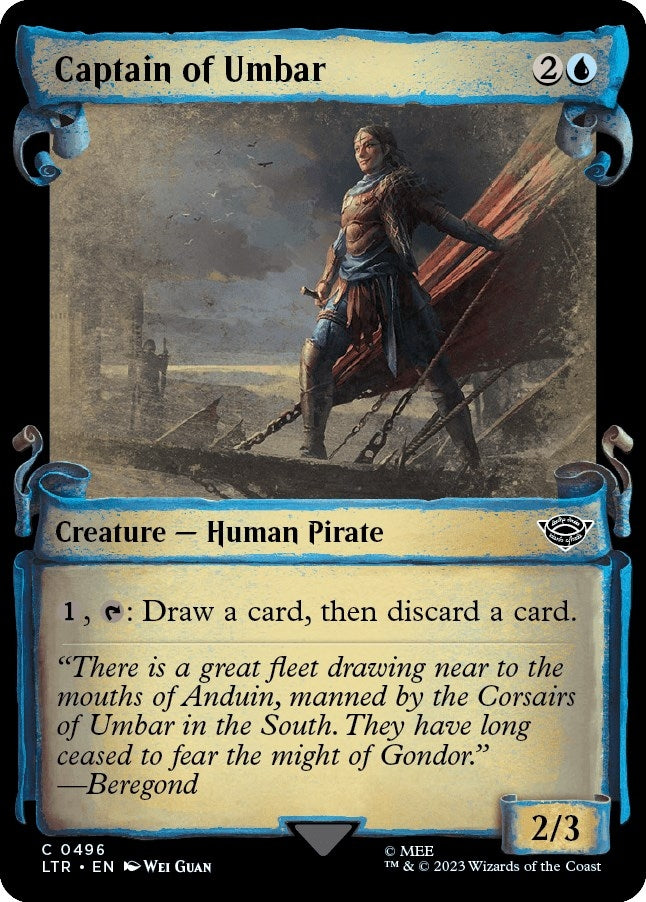 Captain of Umbar (Showcase Scrolls) (496) (Universes Beyond: The Lord of the Rings: Tales of Middle-earth)