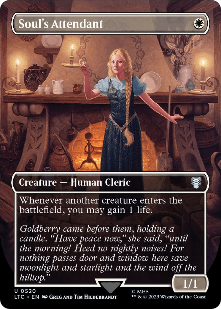 Soul's Attendant (Borderless) (520) (Commander: The Lord of the Rings: Tales of Middle-earth)