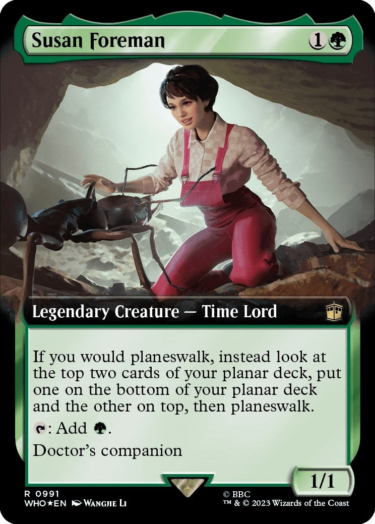 Susan Foreman (Extended Art) (Surge Foil) (991) (Universes Beyond: Doctor Who)