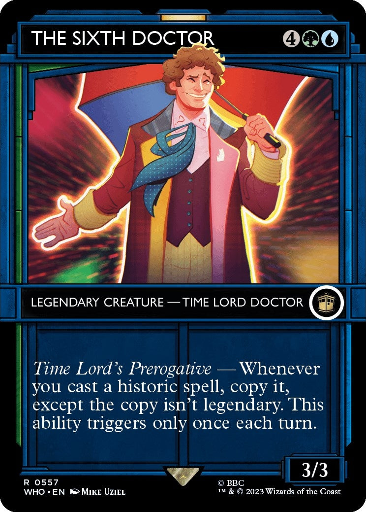 The Sixth Doctor (Showcase) (557) (Universes Beyond: Doctor Who)