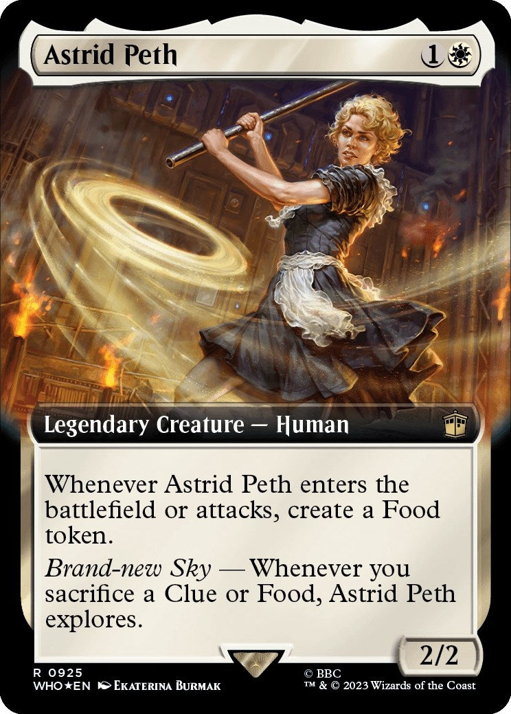 Astrid Peth (Extended Art) (Surge Foil) (925) (Universes Beyond: Doctor Who)