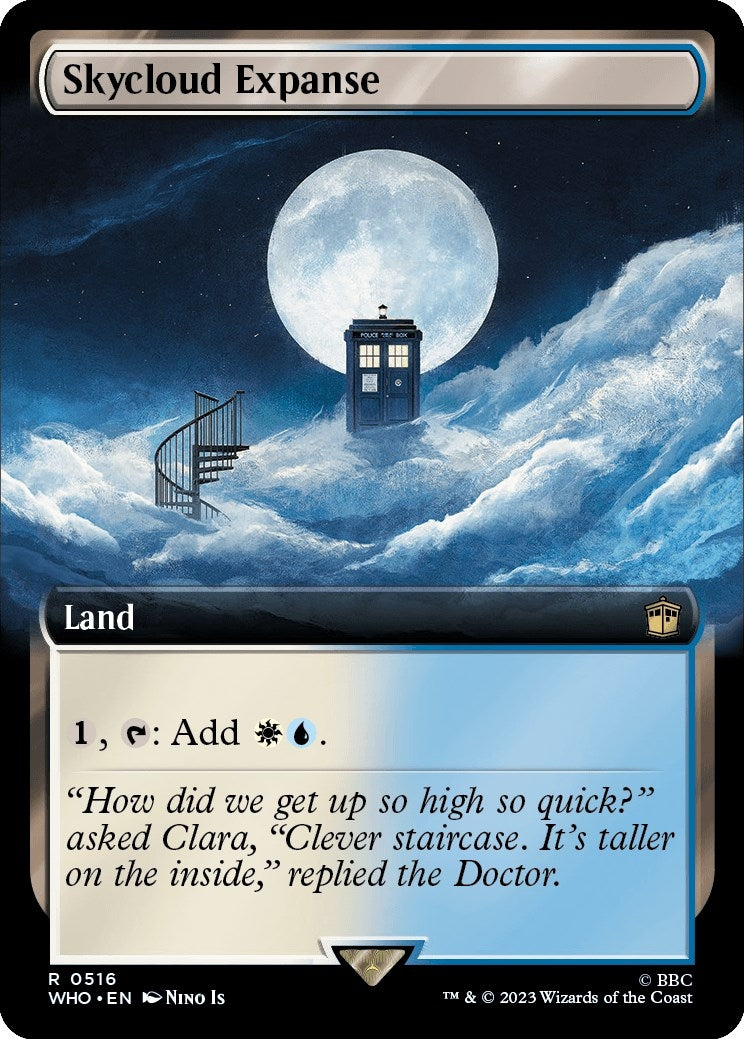 Skycloud Expanse (Extended Art) (516) (Universes Beyond: Doctor Who)