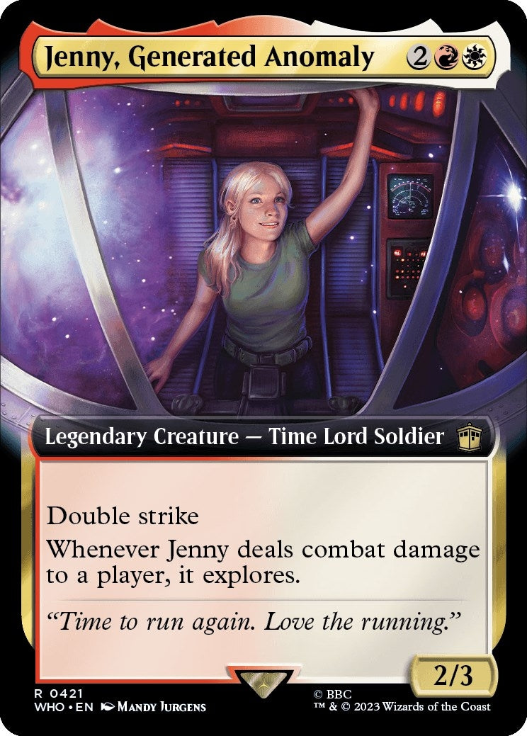 Jenny, Generated Anomaly (Extended Art) (421) (Universes Beyond: Doctor Who)