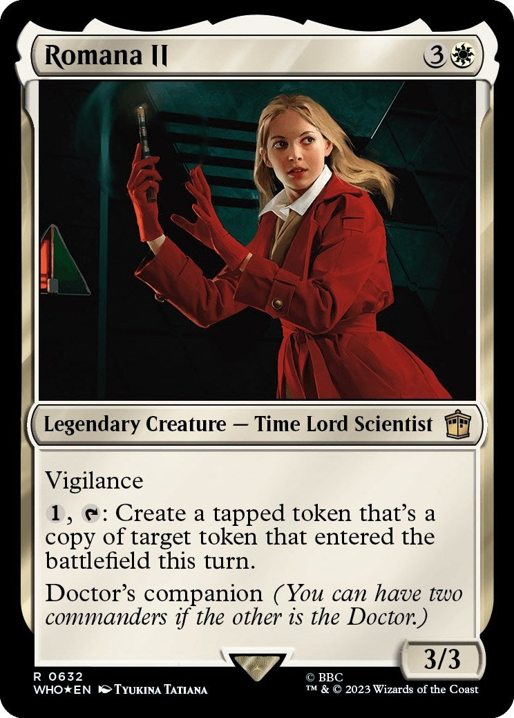 Romana II (Surge Foil) (632) (Universes Beyond: Doctor Who)