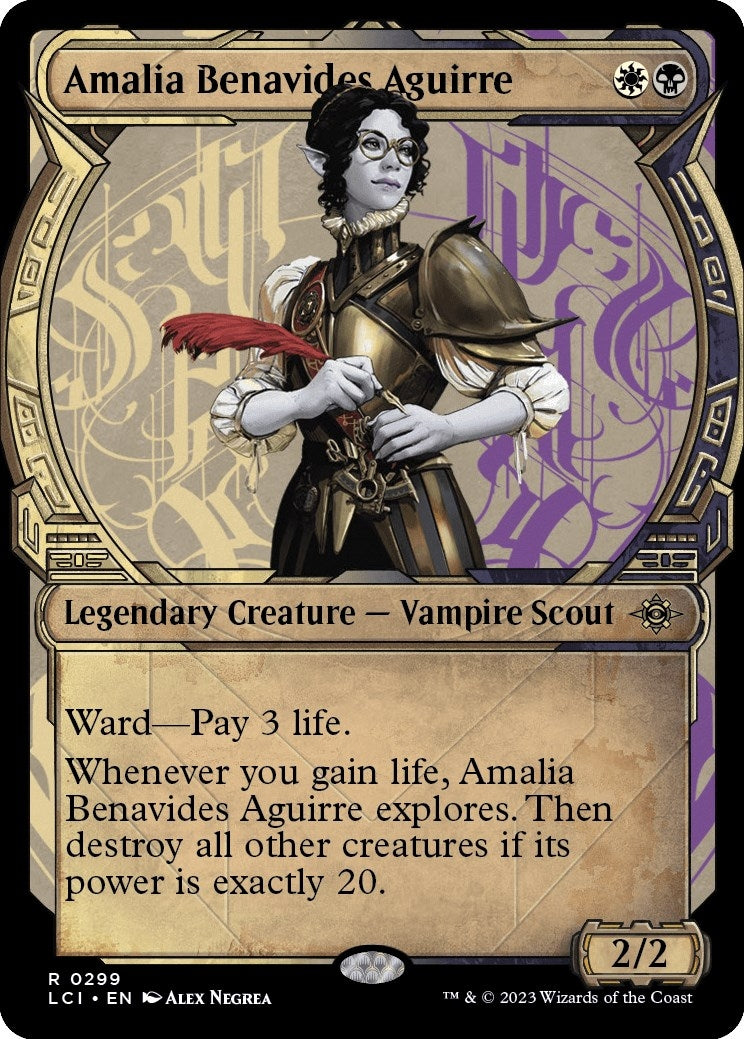 Amalia Benavides Aguirre (Showcase) (299) (The Lost Caverns of Ixalan)