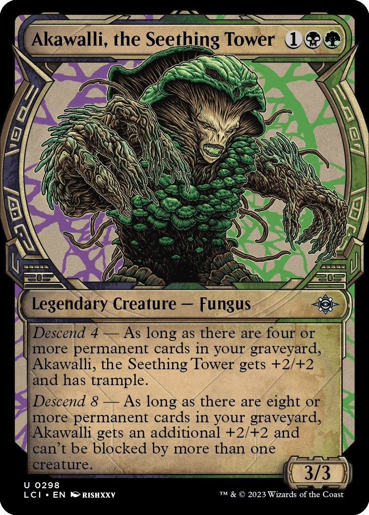 Akawalli, the Seething Tower (Showcase) (298) (The Lost Caverns of Ixalan)