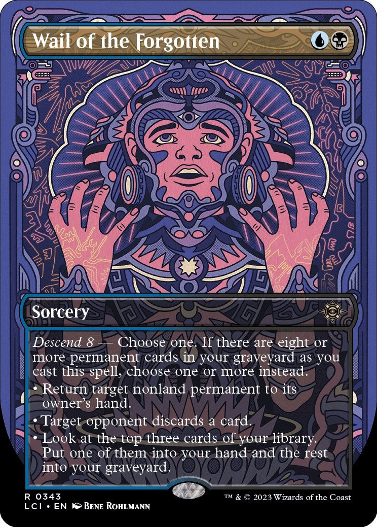 Wail of the Forgotten (Borderless) (343) (The Lost Caverns of Ixalan)