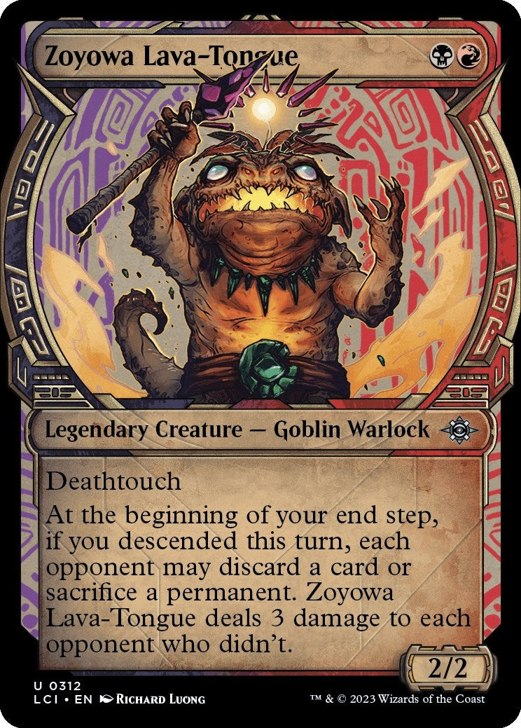 Zoyowa Lava-Tongue (Showcase) (312) (The Lost Caverns of Ixalan)