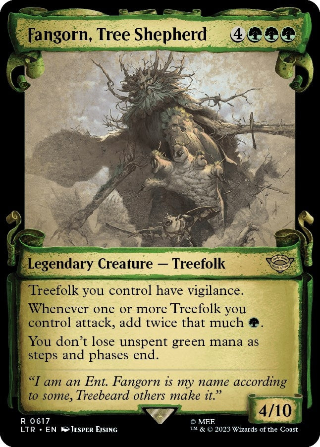 Fangorn, Tree Shepherd (Showcase Scrolls) (617) (Universes Beyond: The Lord of the Rings: Tales of Middle-earth)