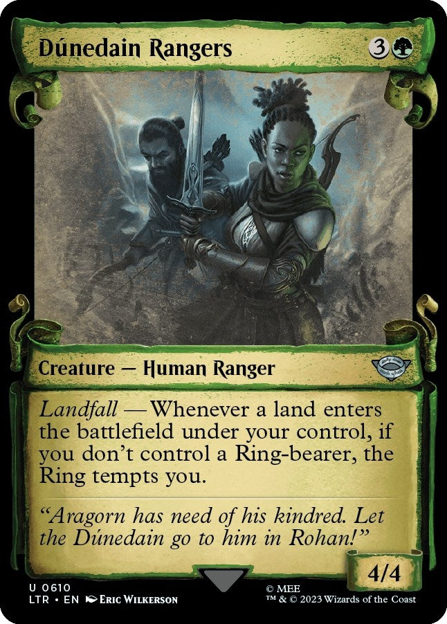 Dunedain Rangers (Showcase Scrolls) (610) (Universes Beyond: The Lord of the Rings: Tales of Middle-earth)
