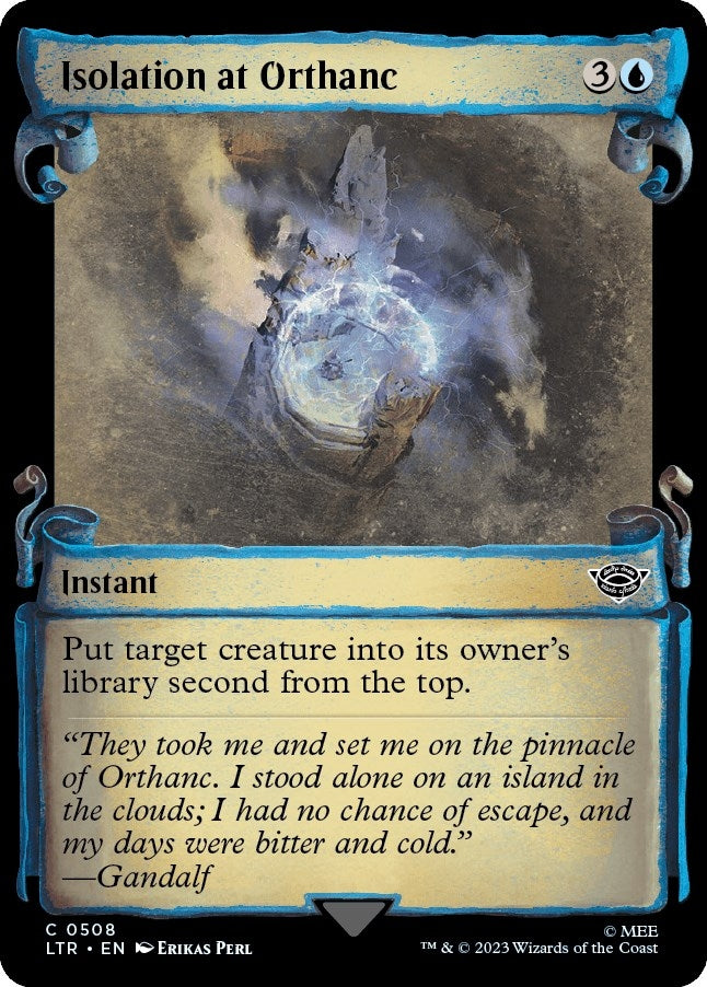 Isolation at Orthanc (Showcase Scrolls) (508) (Universes Beyond: The Lord of the Rings: Tales of Middle-earth)