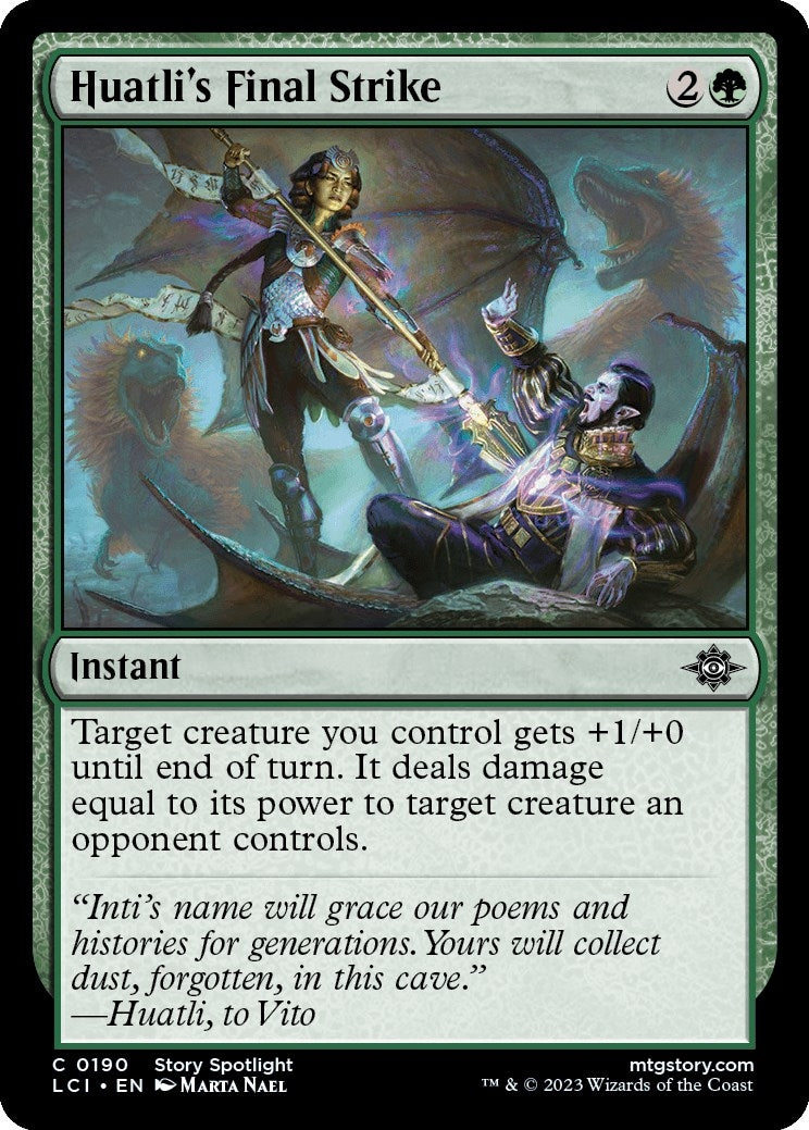 Huatli's Final Strike (190) (The Lost Caverns of Ixalan)