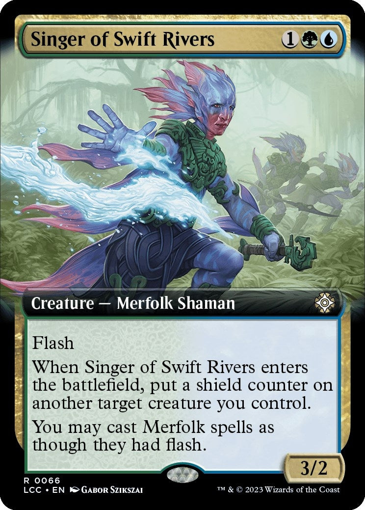 Singer of Swift Rivers (Extended Art) (66) (Commander: The Lost Caverns of Ixalan)