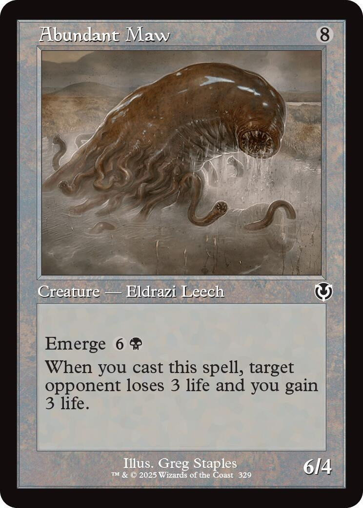Abundant Maw (Retro Frame) (329) (Innistrad Remastered)