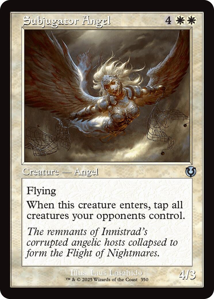 Subjugator Angel (Retro Frame) (350) (Innistrad Remastered)