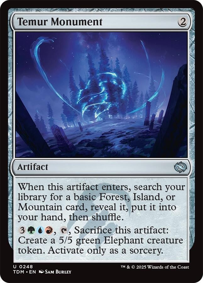 Temur Monument (248) (Tarkir: Dragonstorm)