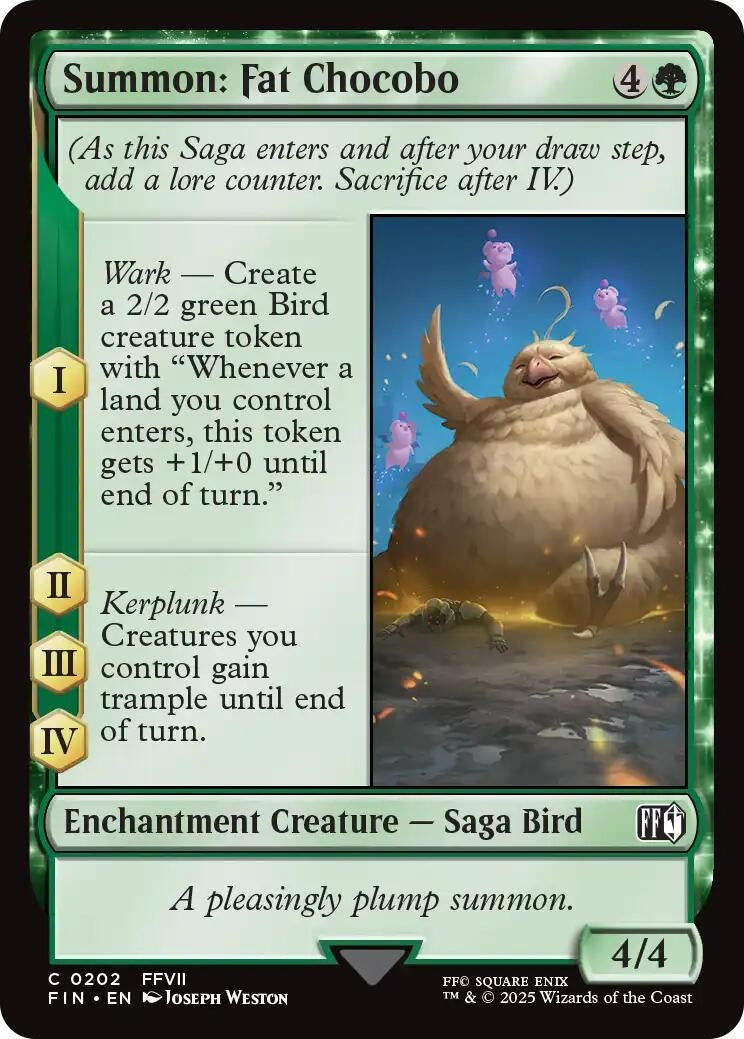 Summon: Fat Chocobo (202) (FINAL FANTASY)