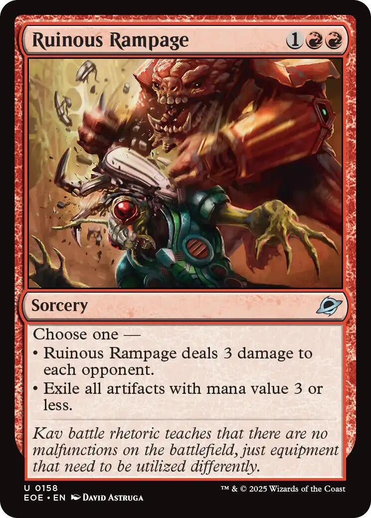 Ruinous Rampage (158) (Edge of Eternities)