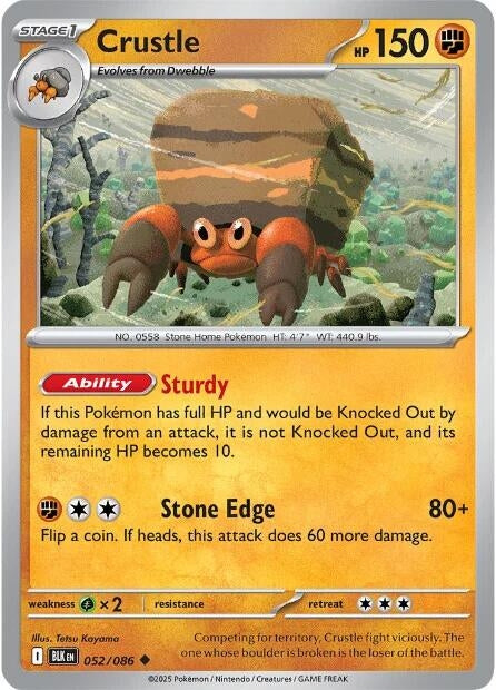 Image for Crustle (052/086) - Pokemon