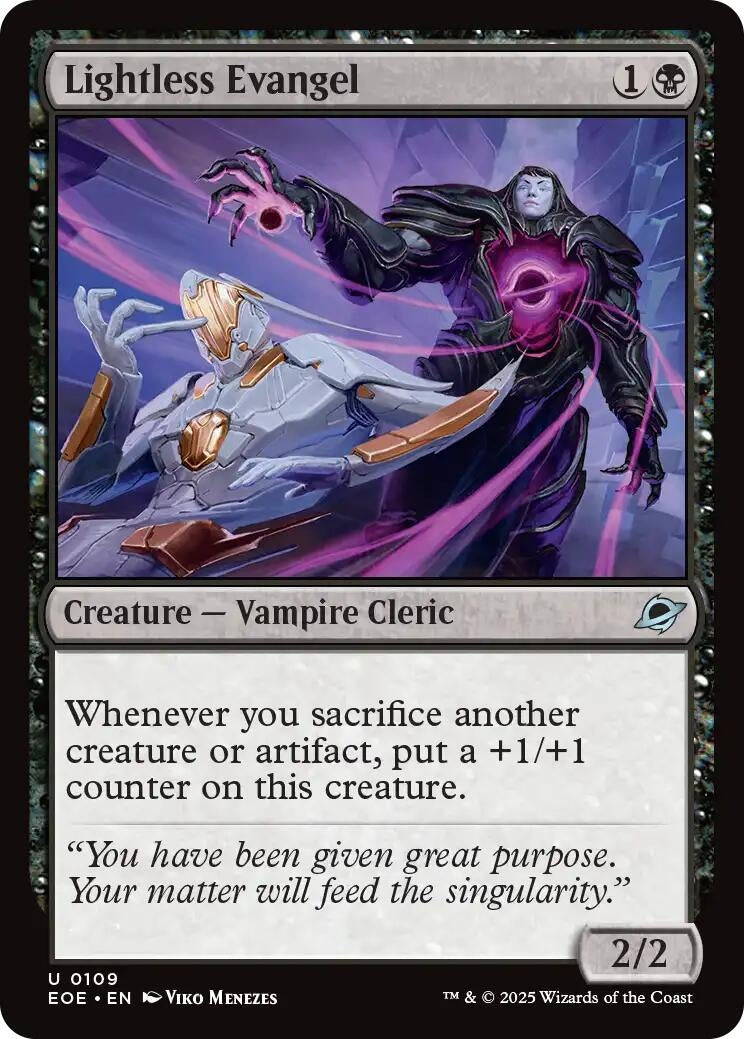 Lightless Evangel (109) (Edge of Eternities)
