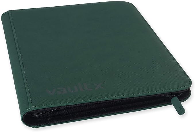 Vault X Premium Exo-Tec Zip Binder - 9 Pocket Trading Card Album Folder - 360 Side Loading Pocket Binder for TCG