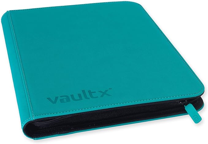 Vault X Premium Exo-Tec Zip Binder - 9 Pocket Trading Card Album Folder - 360 Side Loading Pocket Binder for TCG