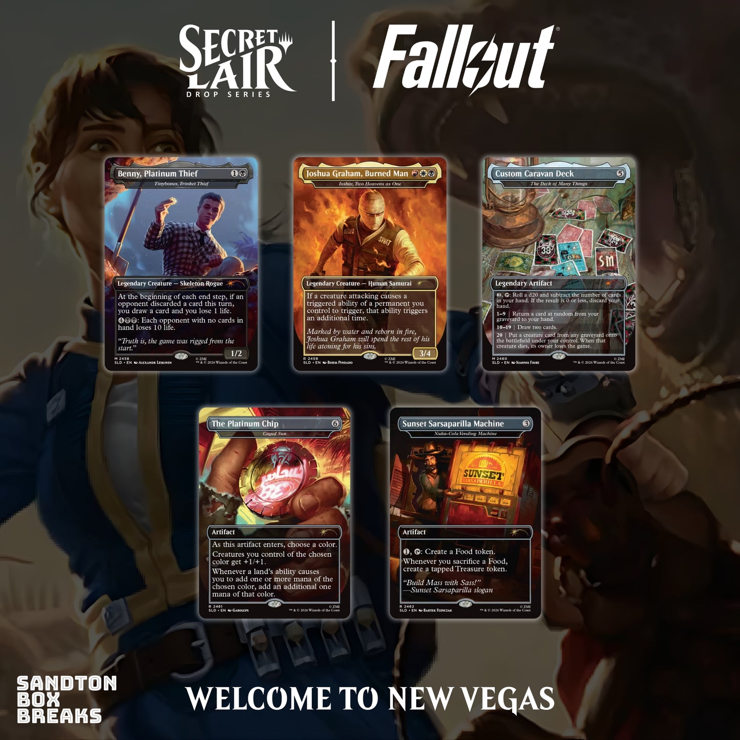 Pre-Order Secret Lair x Fallout®: Welcome to New Vegas
